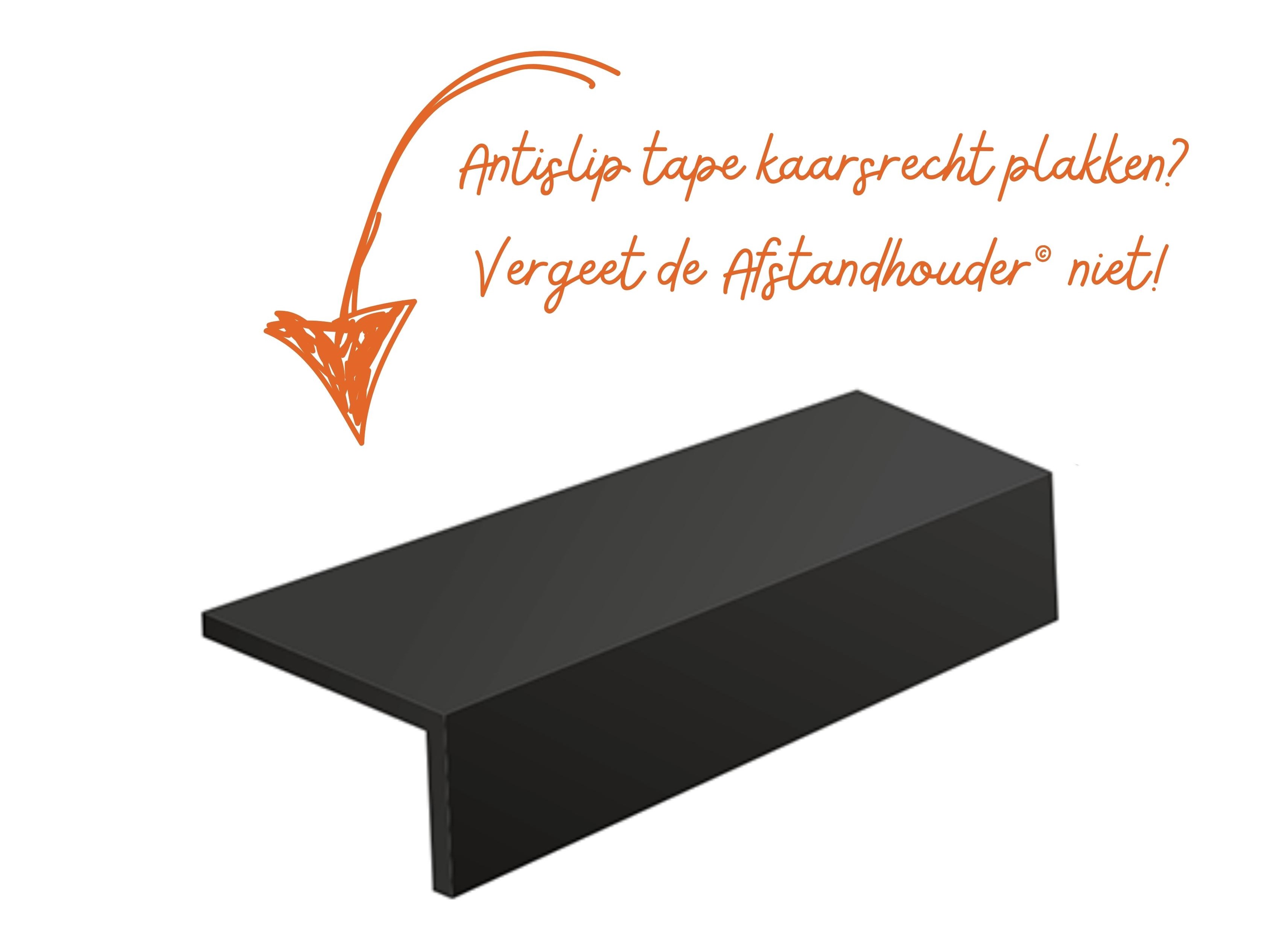 Afstandhouder bij Antisliptape Afstandhouder Antisliptape